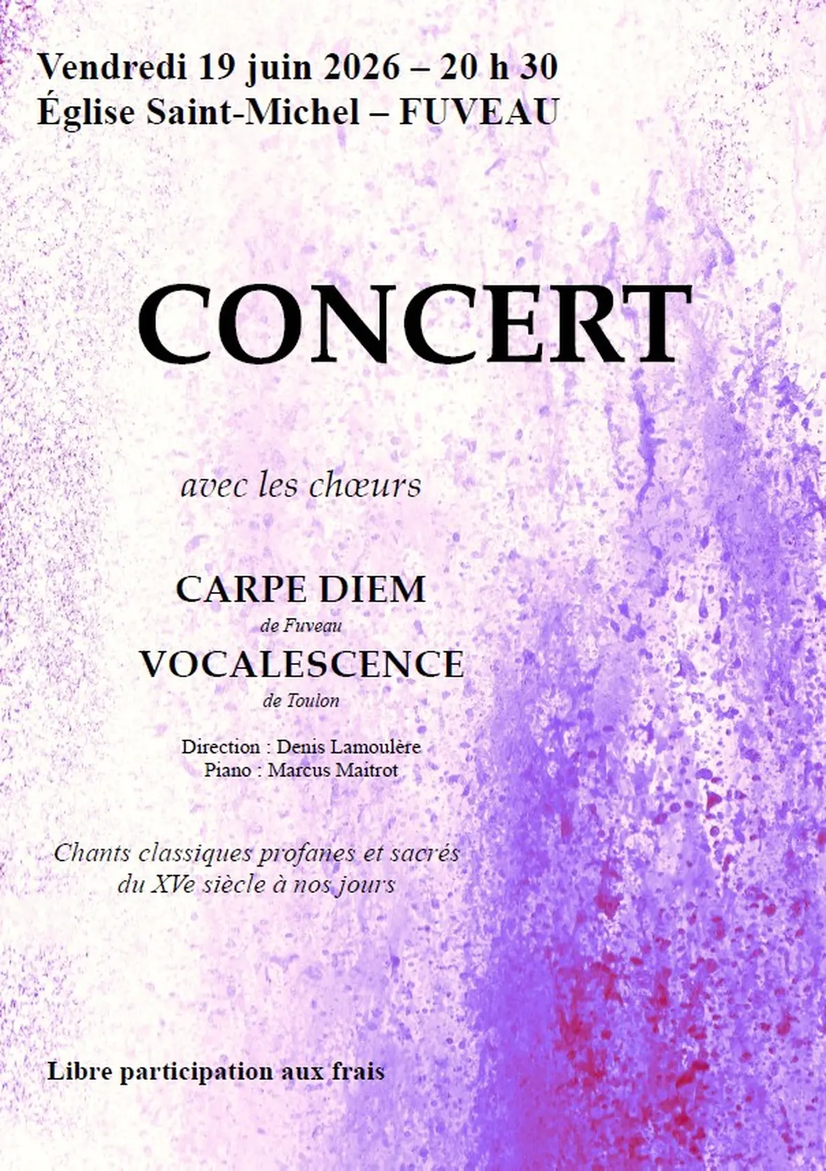 Concert Carpe Diem