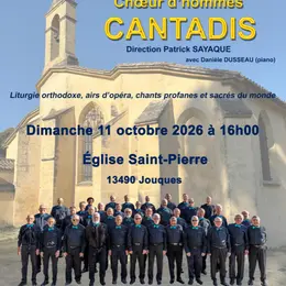 Concert Chœur d'hommes CANTADIS
