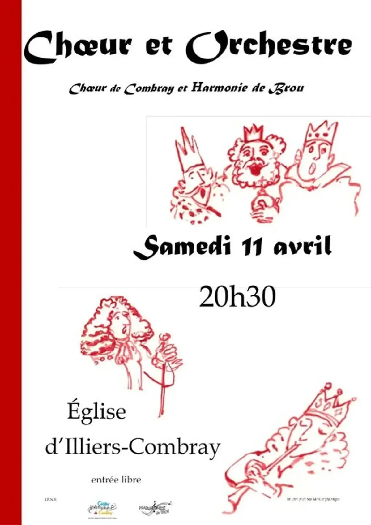Concert : Chœur de Combray et Harmonie de Brou
