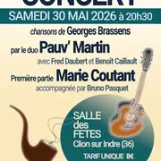Concert chansons de Georges Brassens