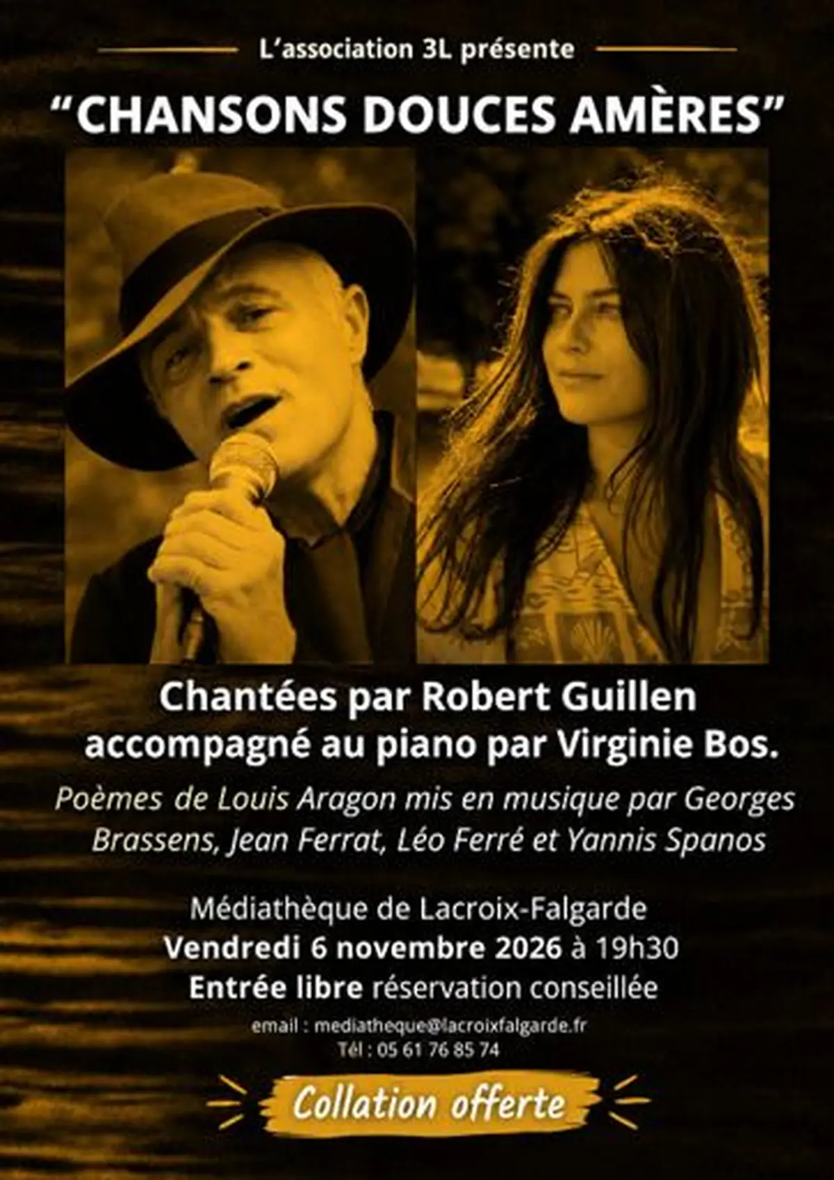 Concert Chansons Douces Amères