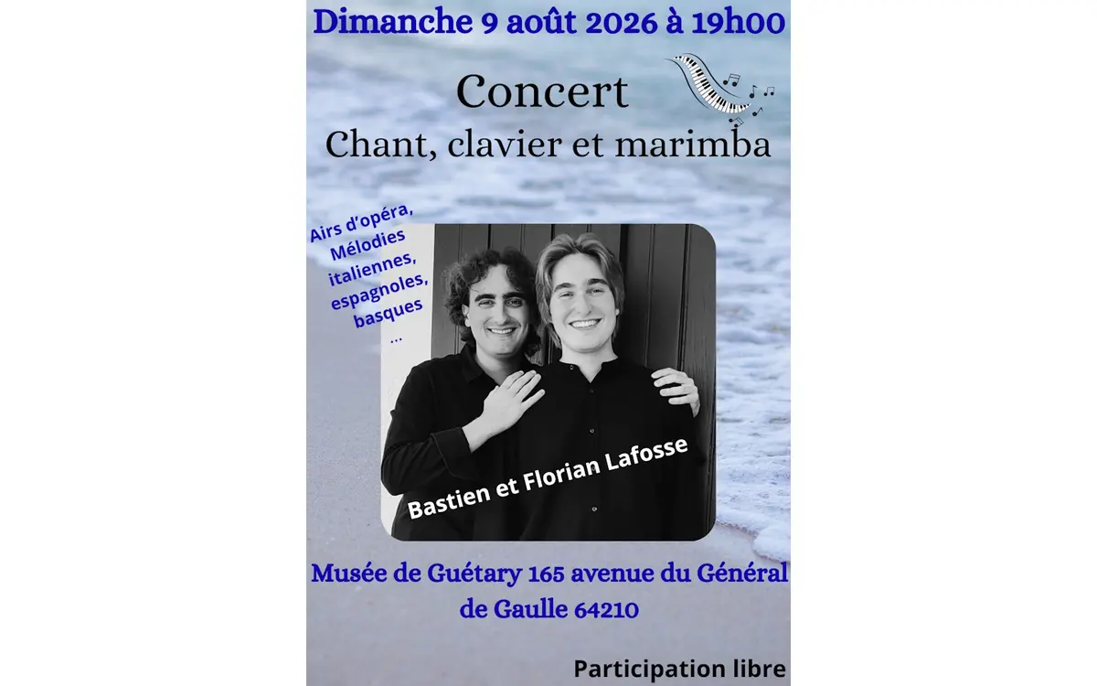 Concert chant, clavier et marimba