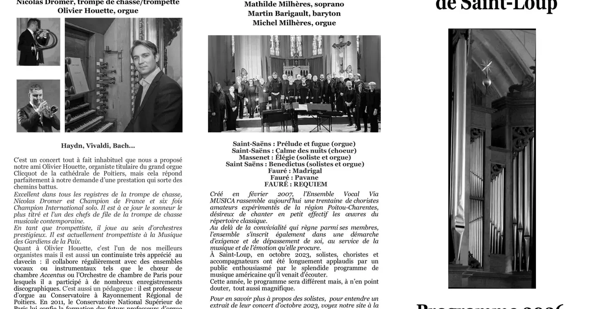 Concert Chant et Orchestre