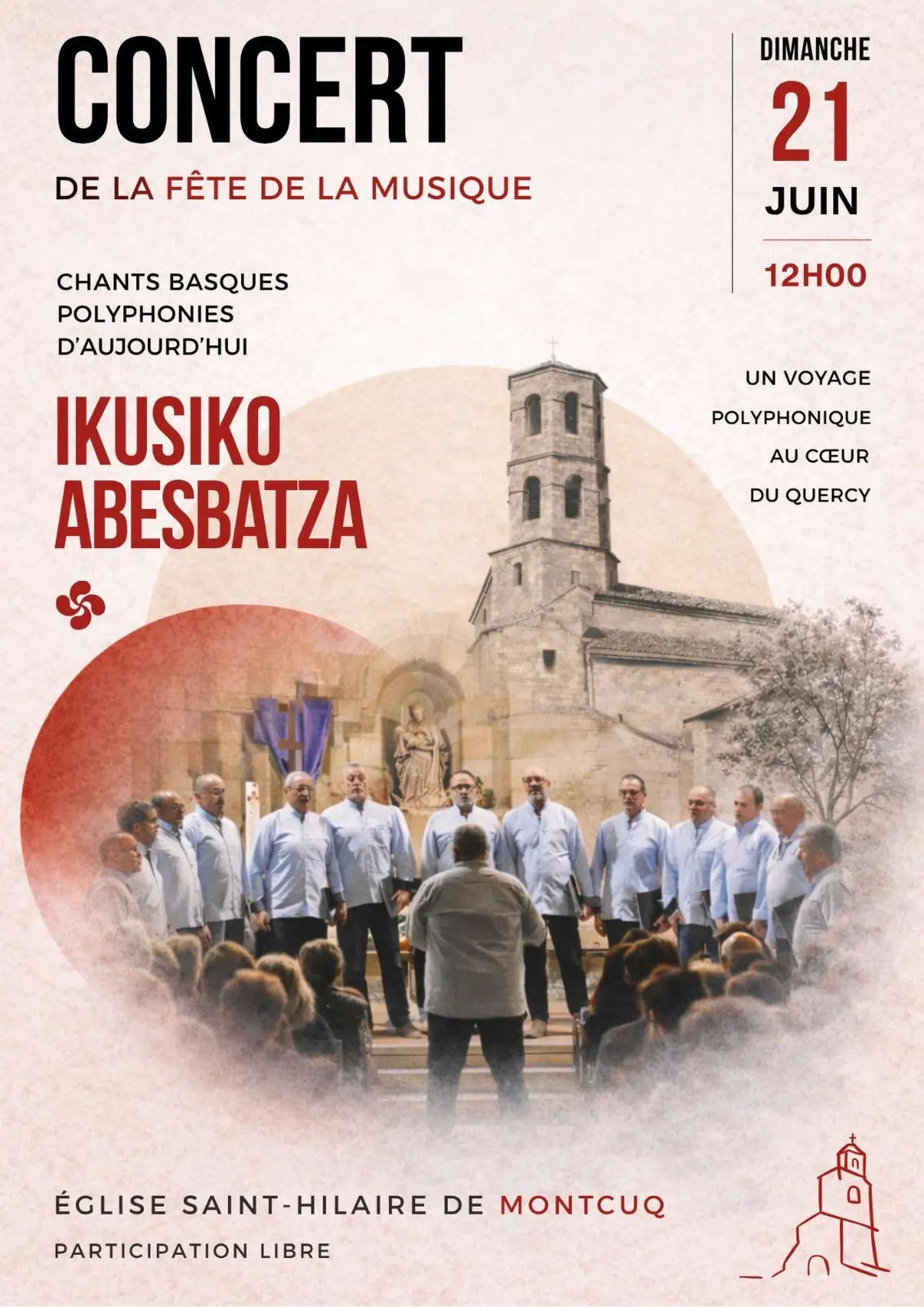 Concert chants basques chorale IKUSIKO ABESBATZA