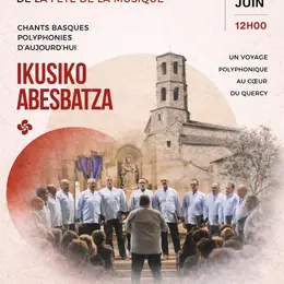 Concert chants basques chorale IKUSIKO ABESBATZA