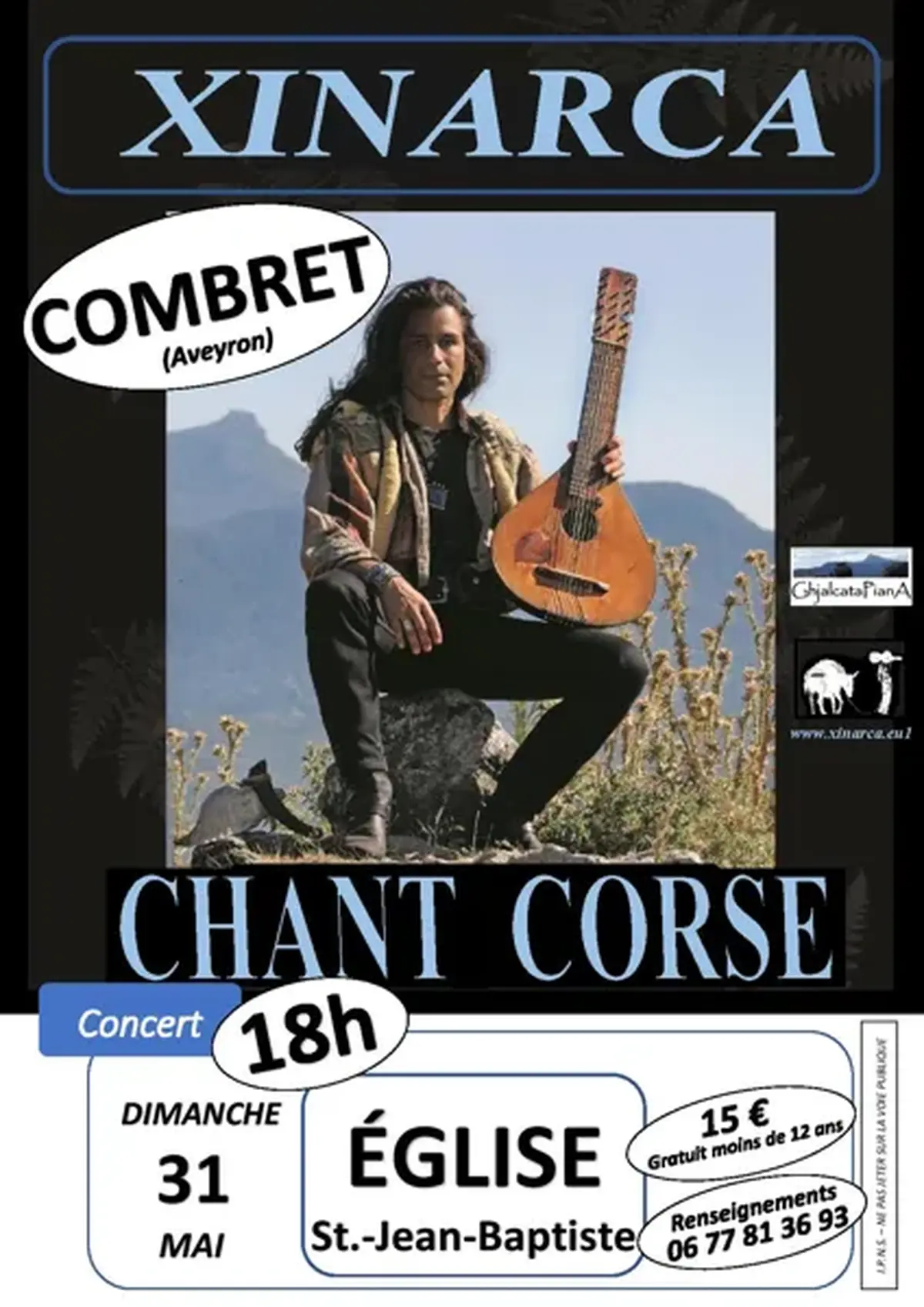 Concert chants corses avec XINARCA