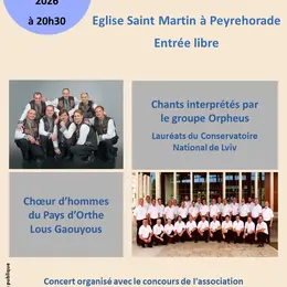 Concert chants d'Ukraine et du Pays d'Orthe