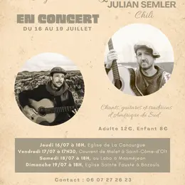Concert - Chants Et Musique D'Amerique Latine
