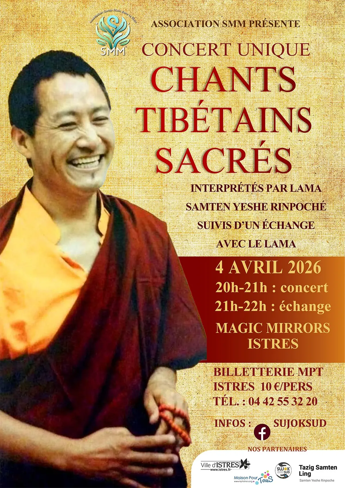 Concert chants tibétains sacrés