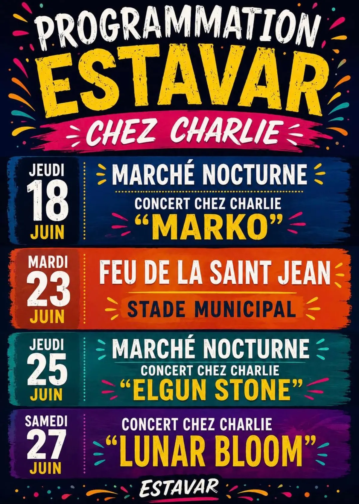 Concert Chez Charlie  Lunar Bloom 