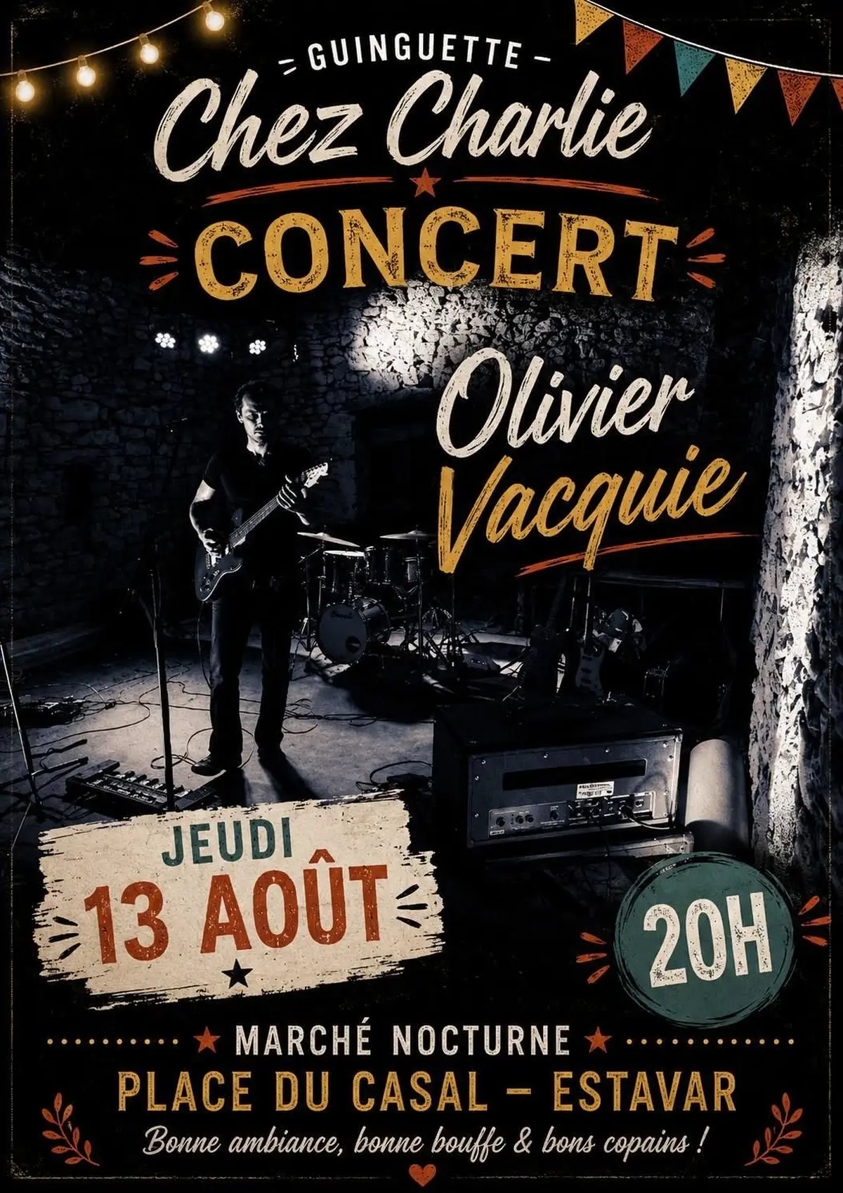 Concert Chez Charlie  Olivier Vacquie 
