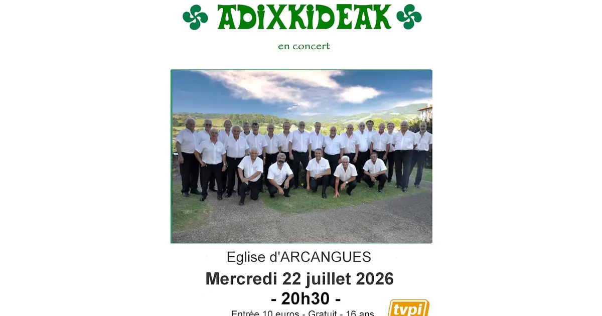 Concert Choeur Adixkideak