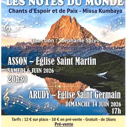 Concert : Choeur Aimer chanter - Les notes du monde