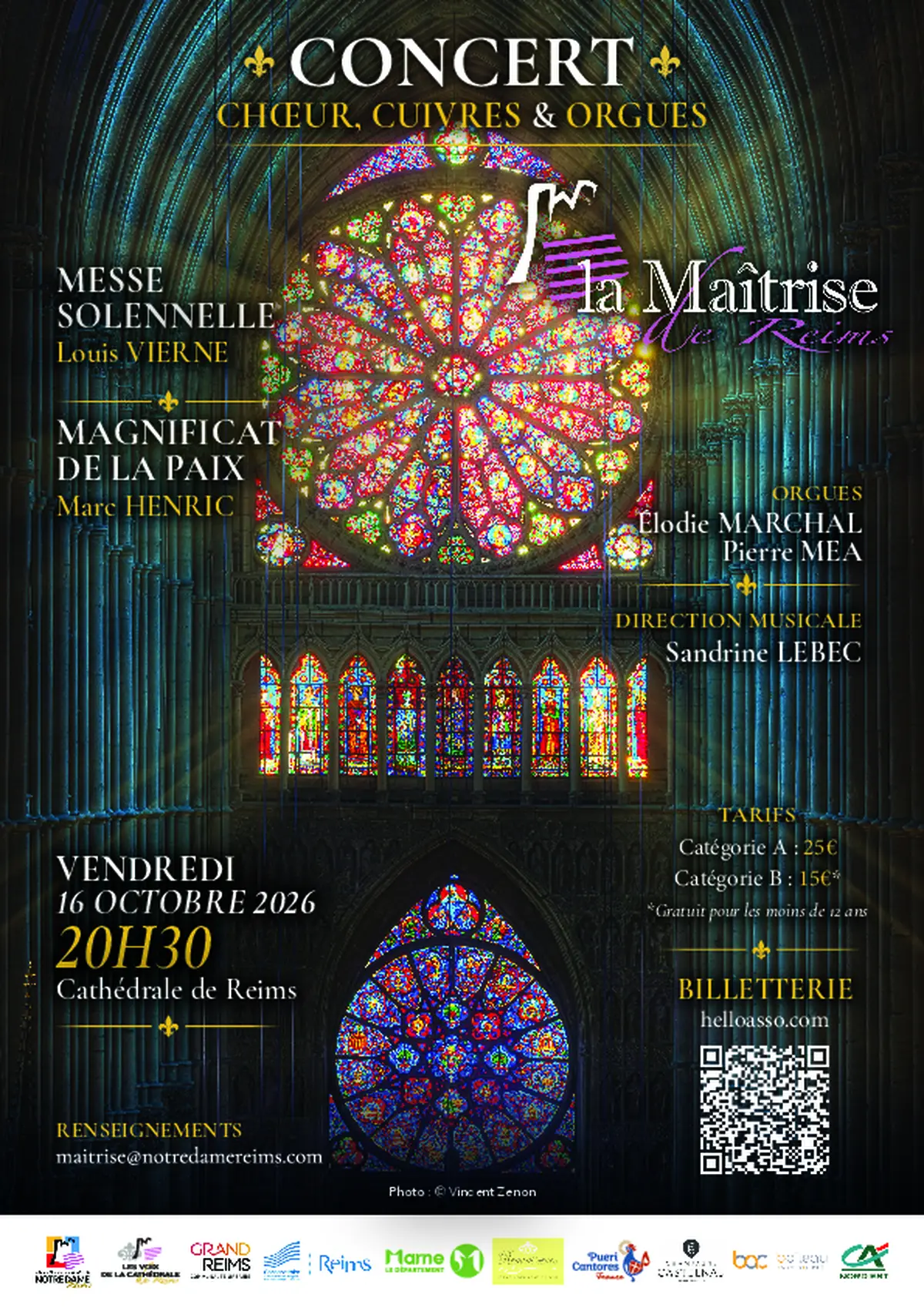 Concert choeur, cuivres et orgues