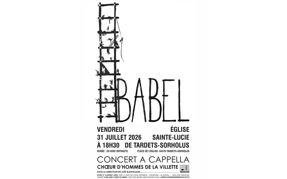 Concert choeur d'hommes Babel