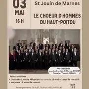 Concert Choeur d'hommes du Haut Poitou
