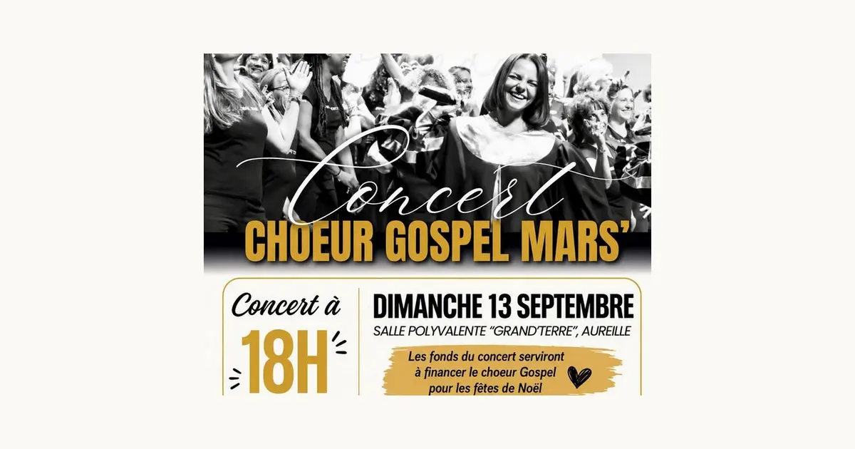 Concert : Choeur Gospel Mars'