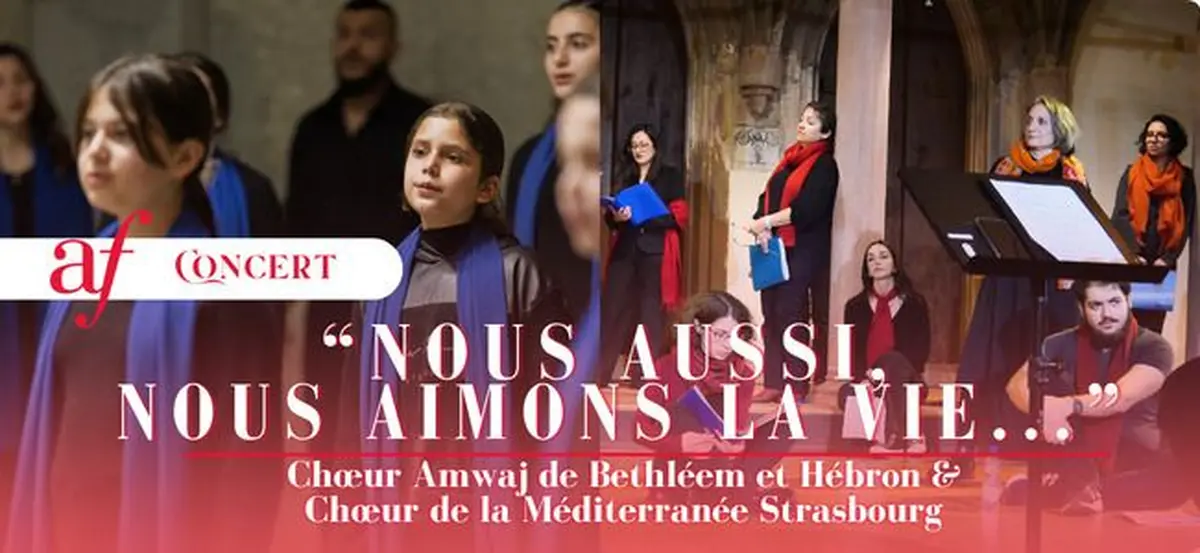 Concert choral de solidarité avec les enfants de Palestine à Strasbourg