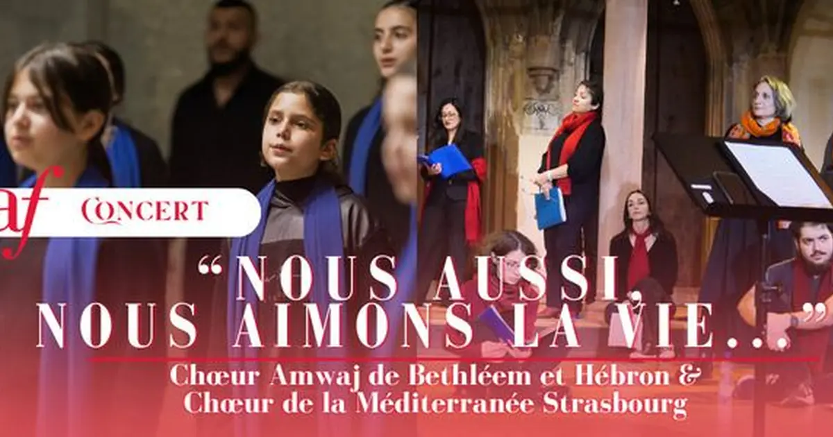 Concert choral de solidarité avec les enfants de Palestine à Strasbourg