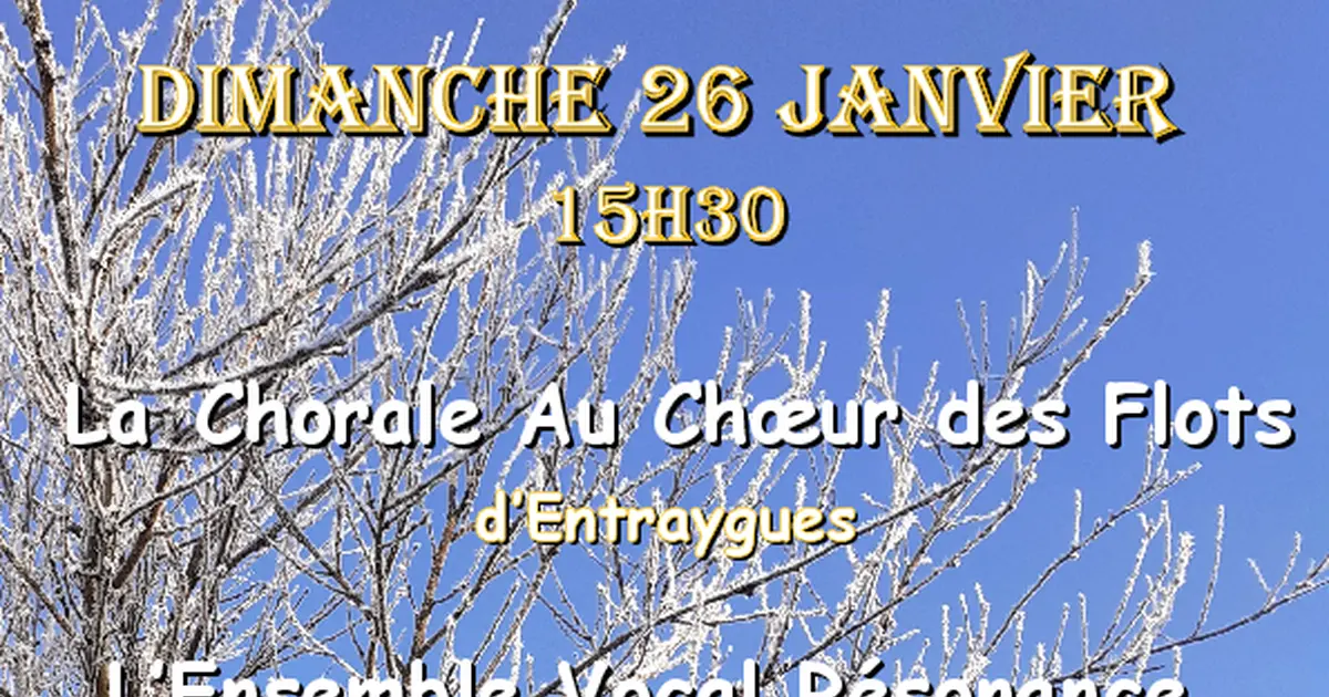 Concert Chorale Au Choeur des Flots
