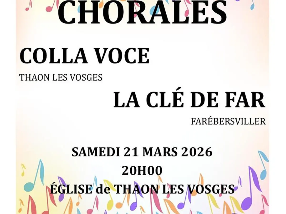 CONCERT   CHORALE  COLLA VOCE et LA CLÉ de FAR
