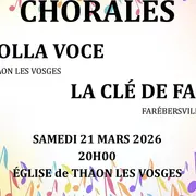 CONCERT   CHORALE  COLLA VOCE et LA CLÉ de FAR