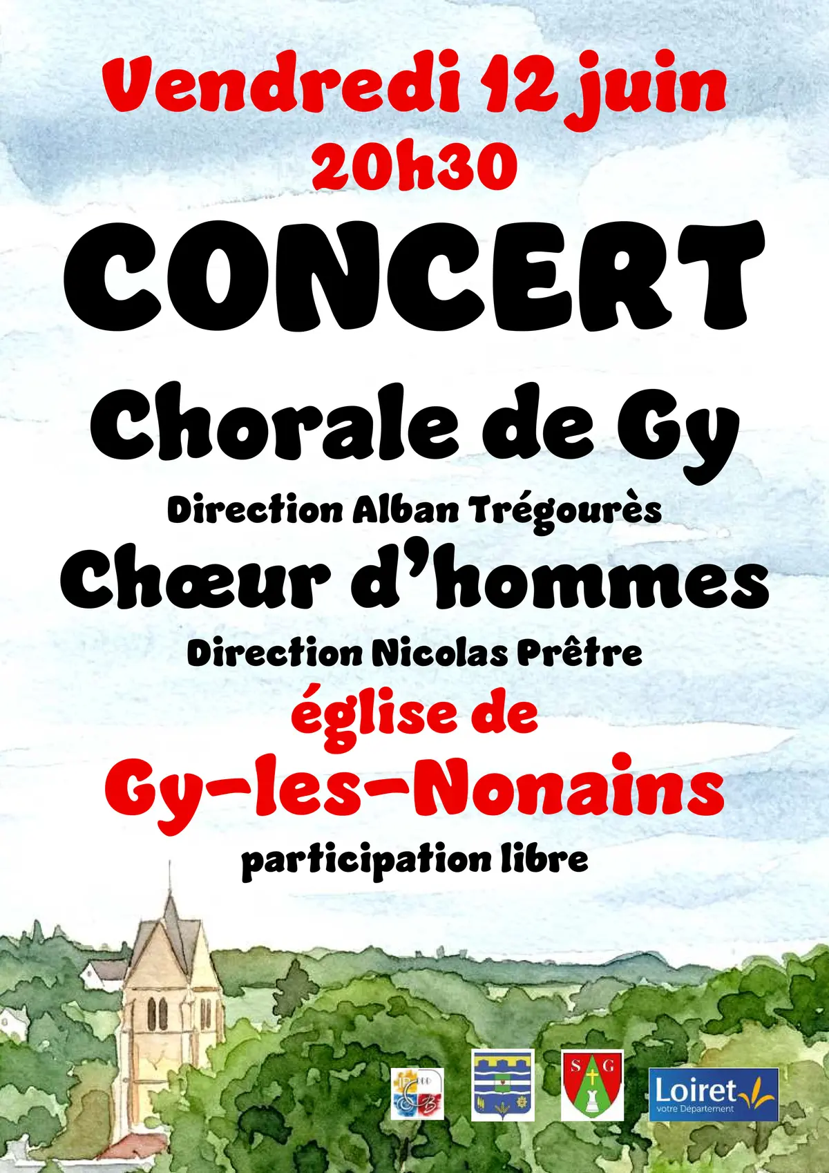 Concert - Chorale de Gy & chœurs d'hommes
