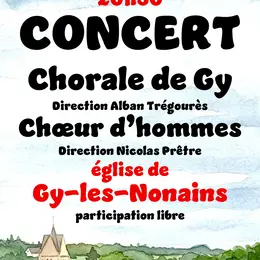 Concert - Chorale de Gy & chœurs d'hommes