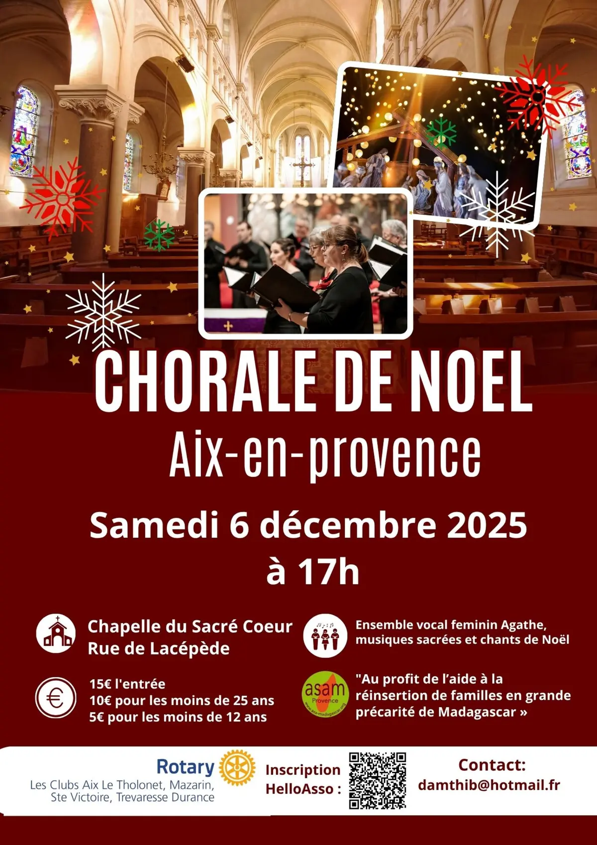 Concert : Chorale de Noel
