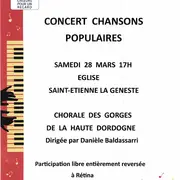 Concert Chorale des Gorges de la Haute-Dordogne