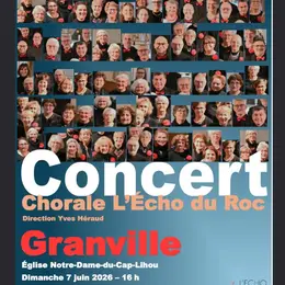Concert chorale écho du roc de granville