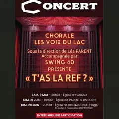 Concert chorale - Les Voix du Lac à Biscarrosse