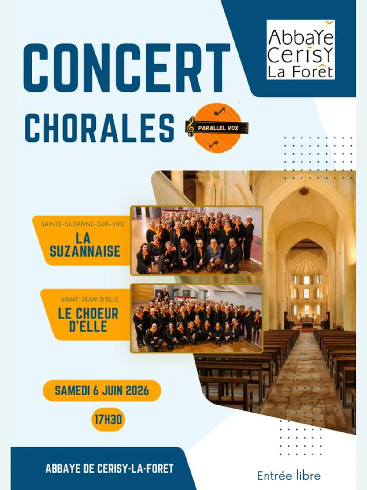 Concert Chorales La Suzannaise Et Le Choeur D'Elle