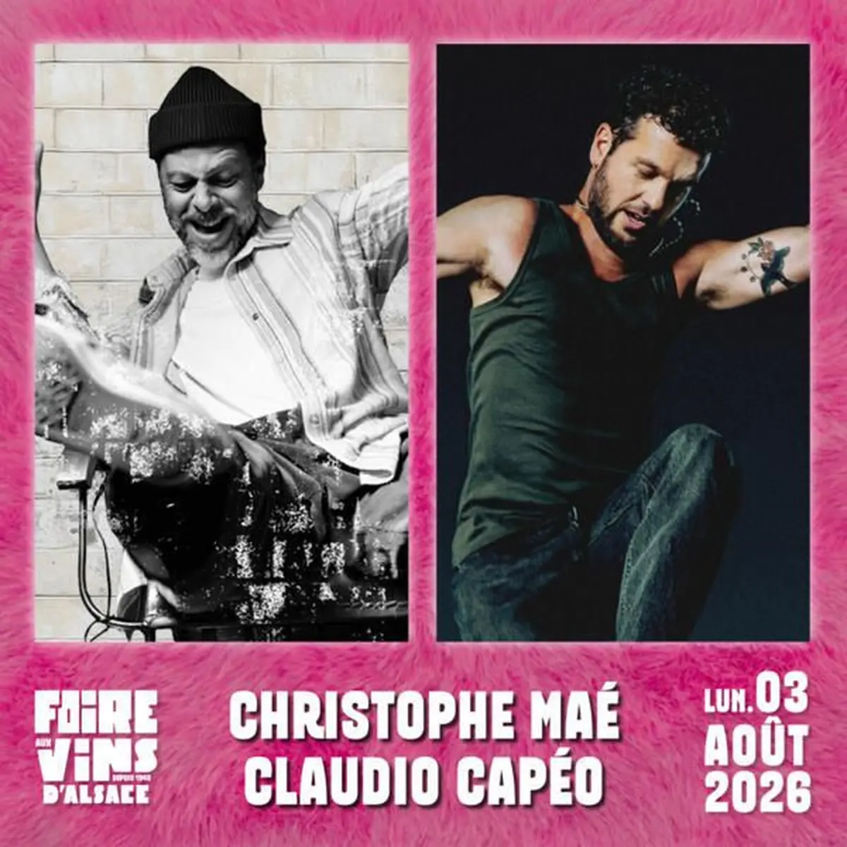 FAV 2026 : Christophe Maé + Claudio Capéo