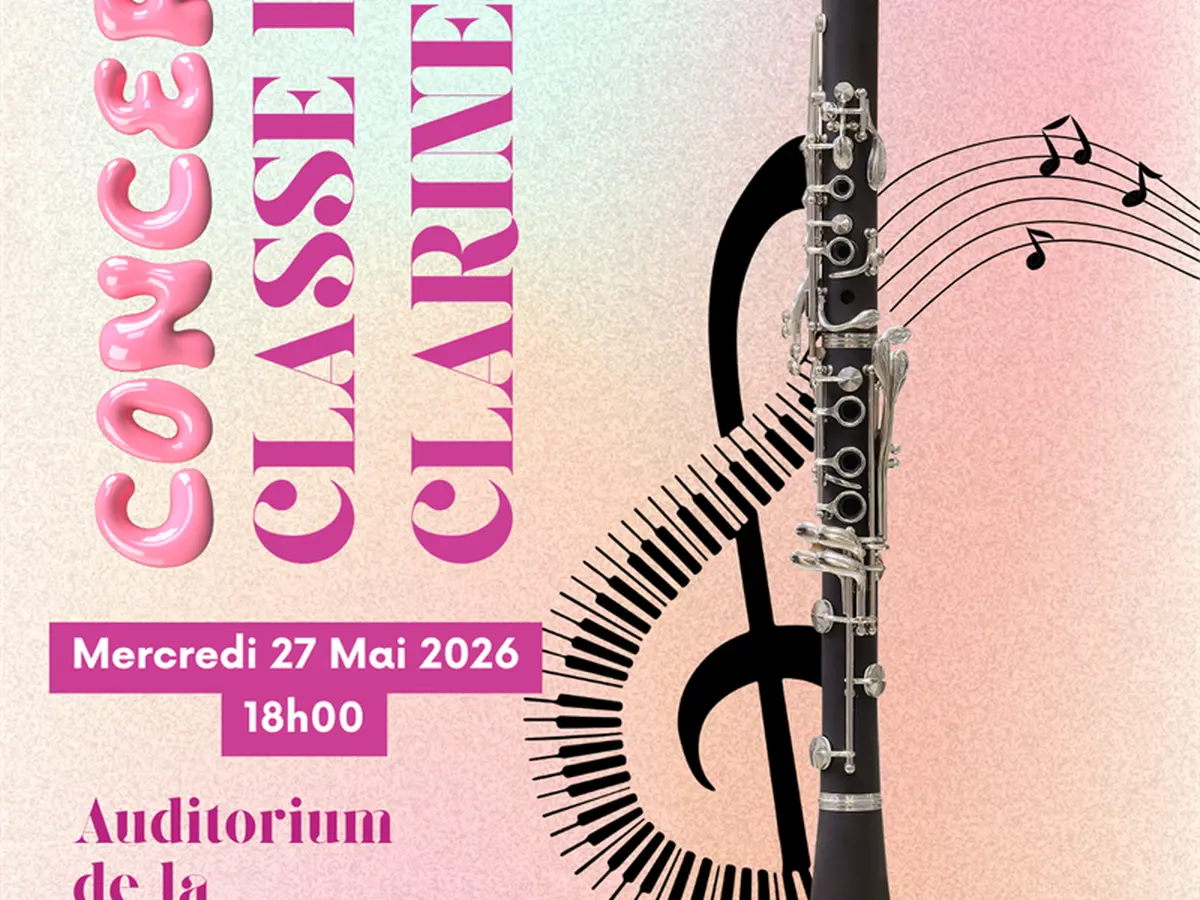 Concert Classe de clarinette