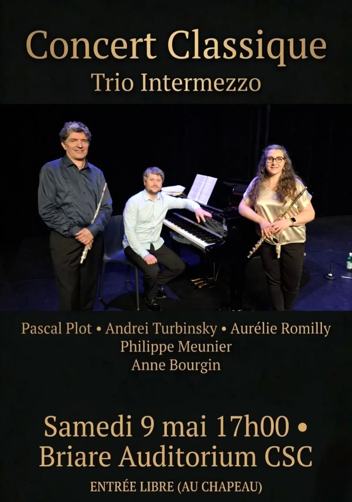 Concert classique avec le Trio Intermezzo