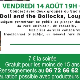 Concert : Crazzy Doll and the Bollocks, Loup Malevil