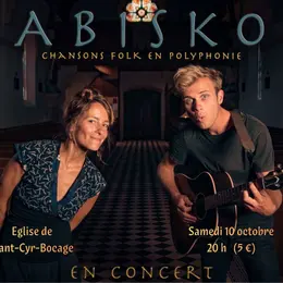 Concert d'Abisko dans l'église de Saint-Cyr-Bocage !