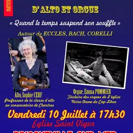 Concert d'alto et orgue Quand le temps suspend son souffle