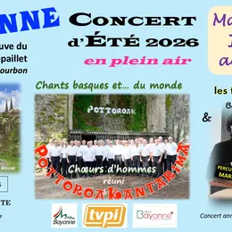 Concert d'été en plein air de musique et chants basques au Club Pottoroak