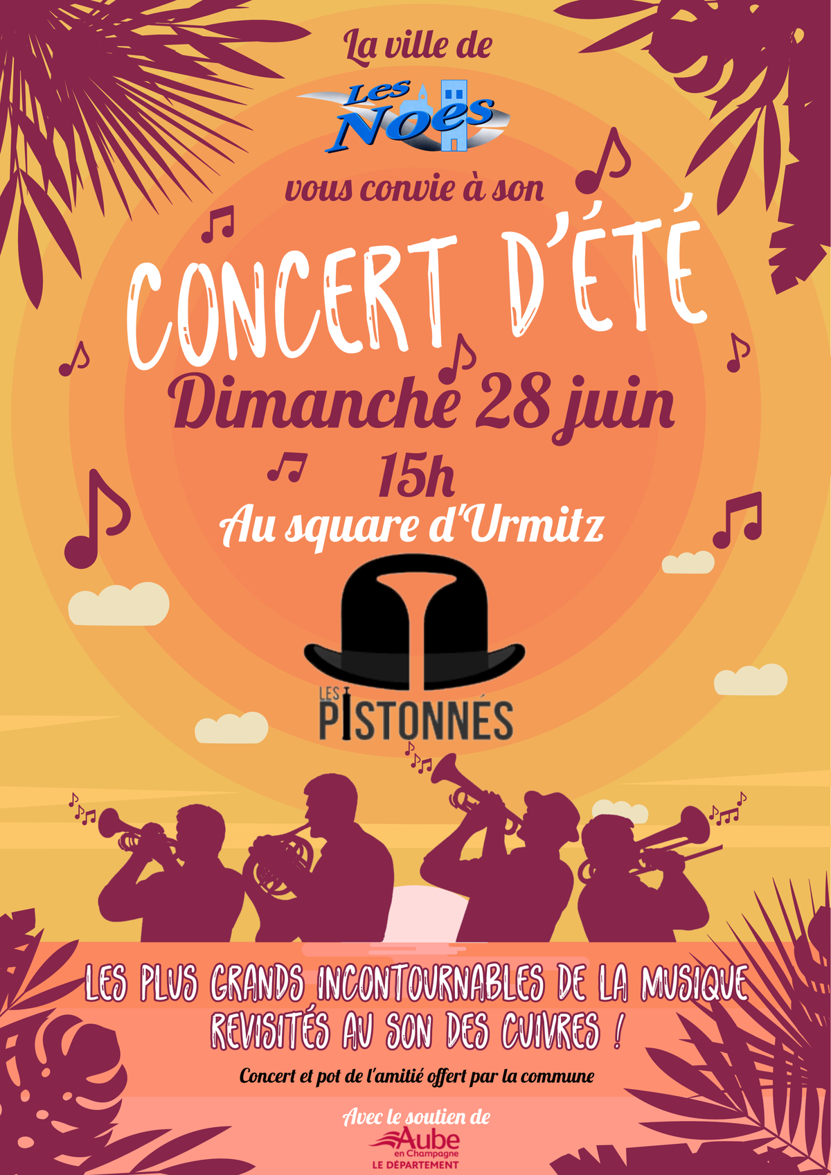 Concert d'été - Les Pistonnés