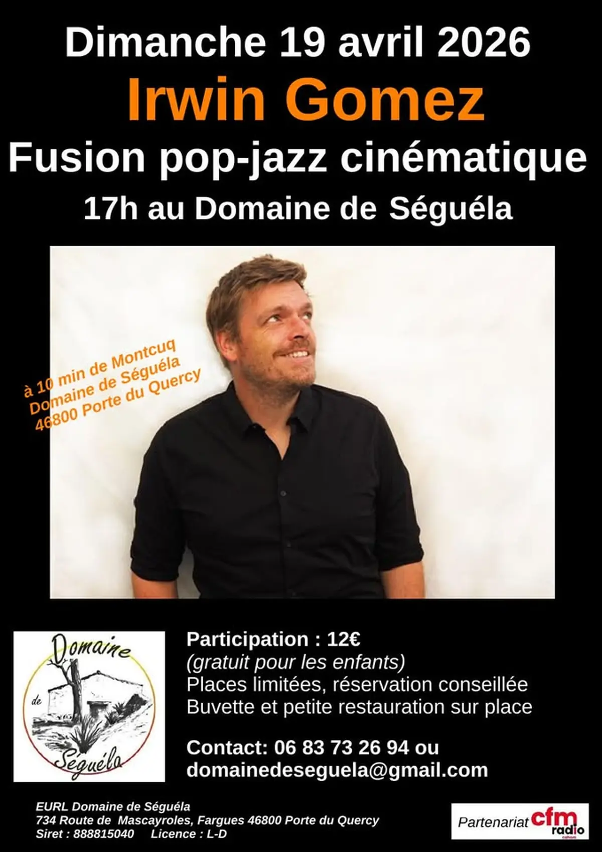 Concert d'Irwin Gomez