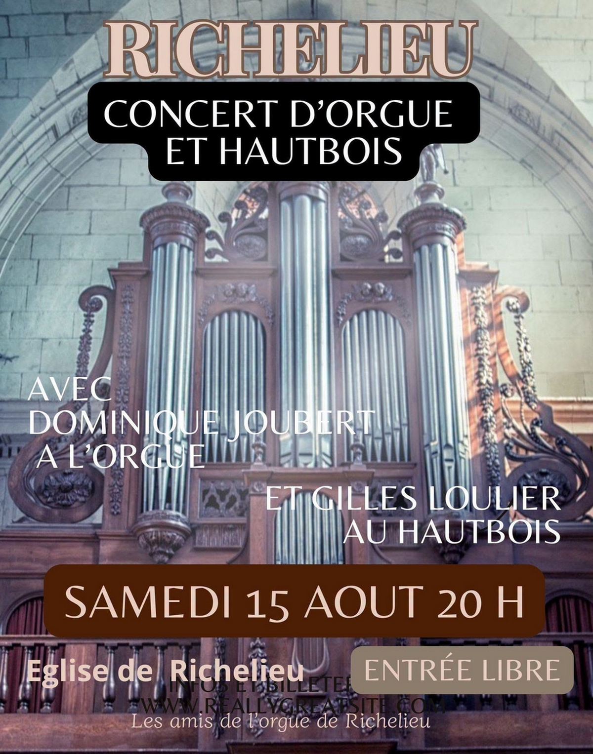 Concert d'orgue et hautbois