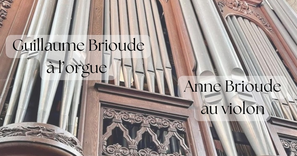 Concert d'orgue et violon
