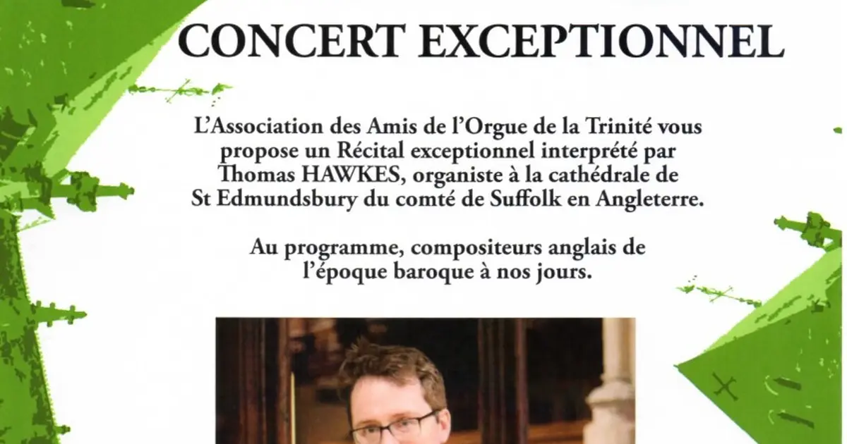 Concert d'Orgue par Thomas HAWKES