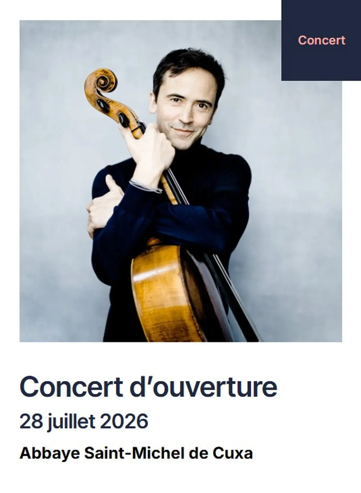 Concert D'Ouverture Du Festival Pablo Casals