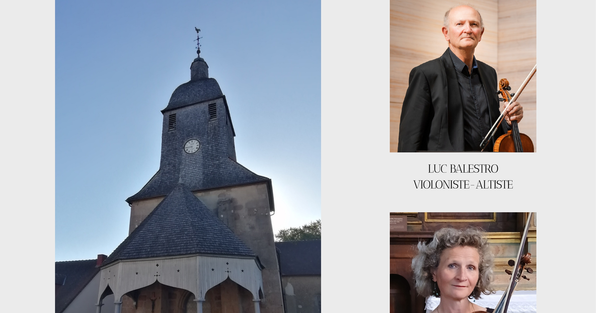 Concert dans l'église de Moutier Malcard Telemann, Bach, Mozart...