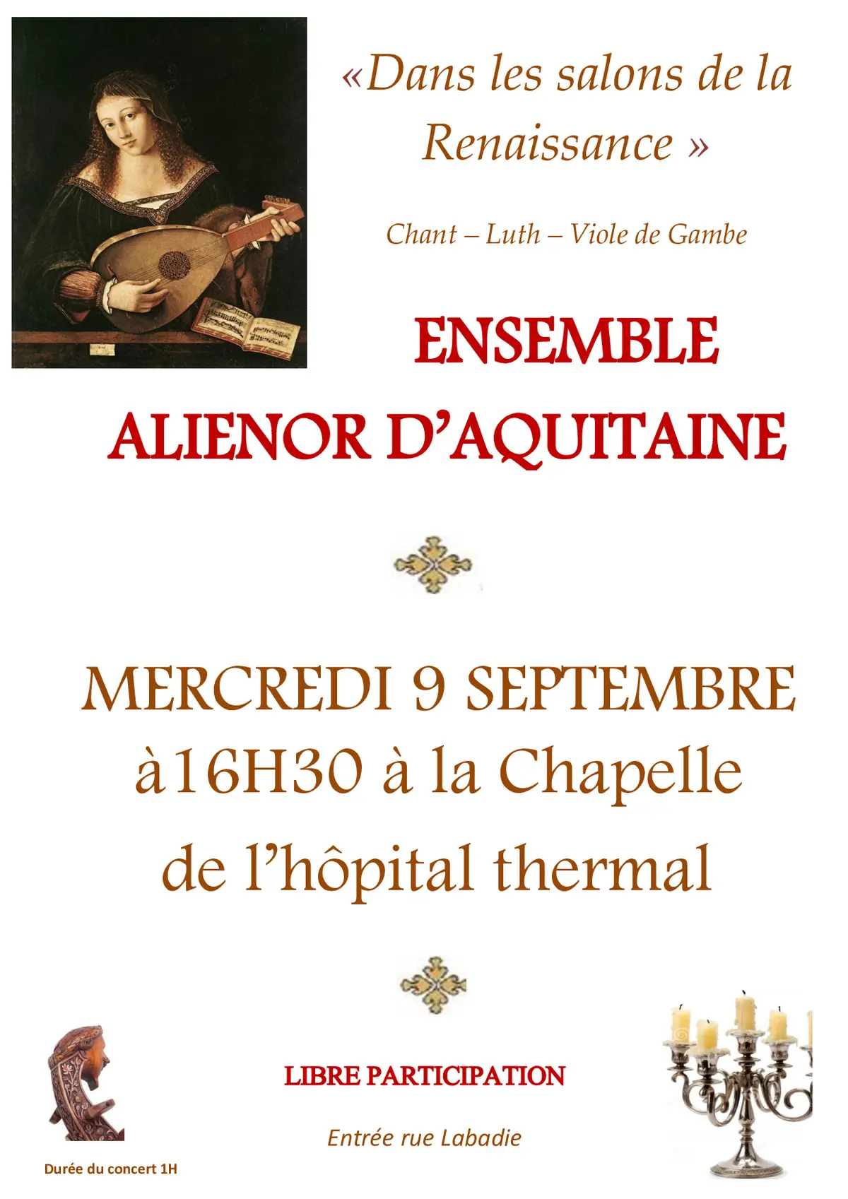 Concert : dans les salons de la Renaissance