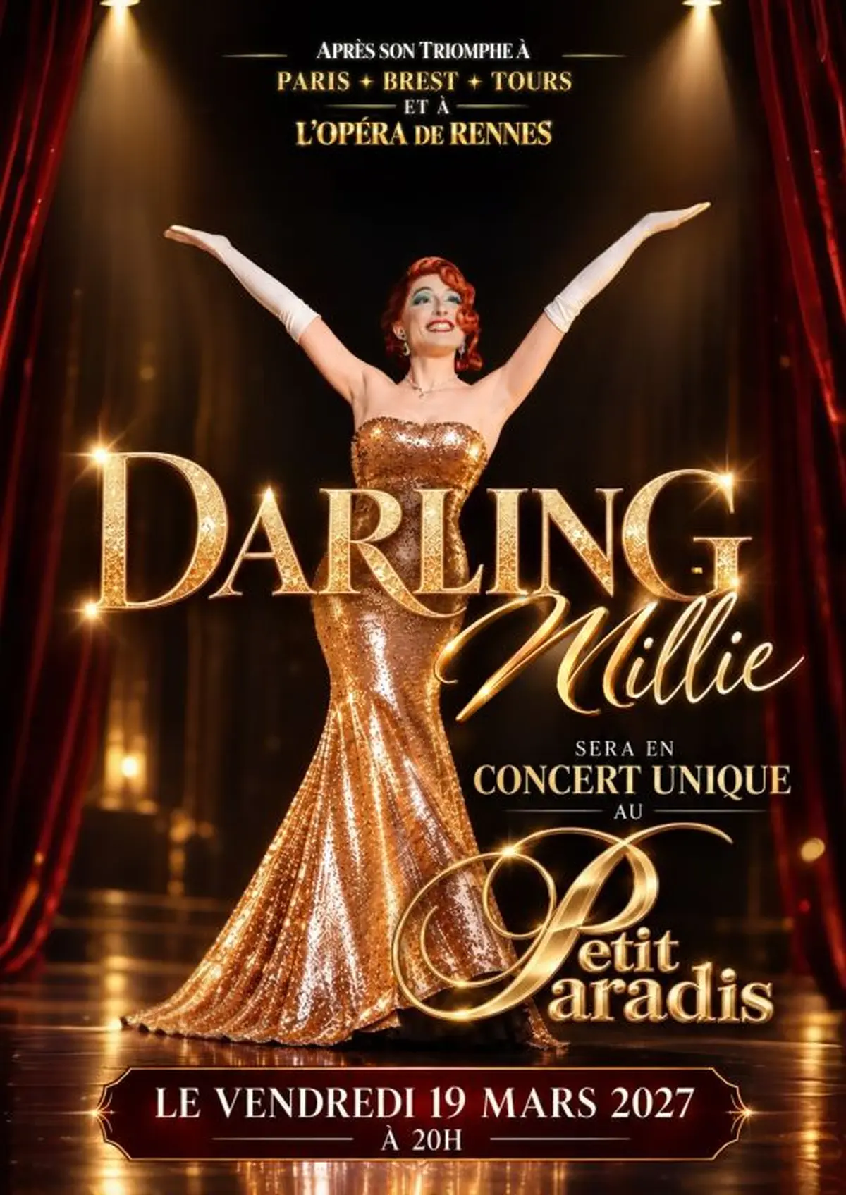 Concert Darling Millie au Cabaret Le Petit Paradis