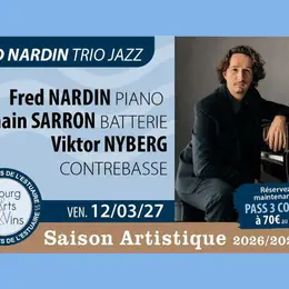 Concert de Bourg Arts et Vins : Fred Nardin, trio Jazz
